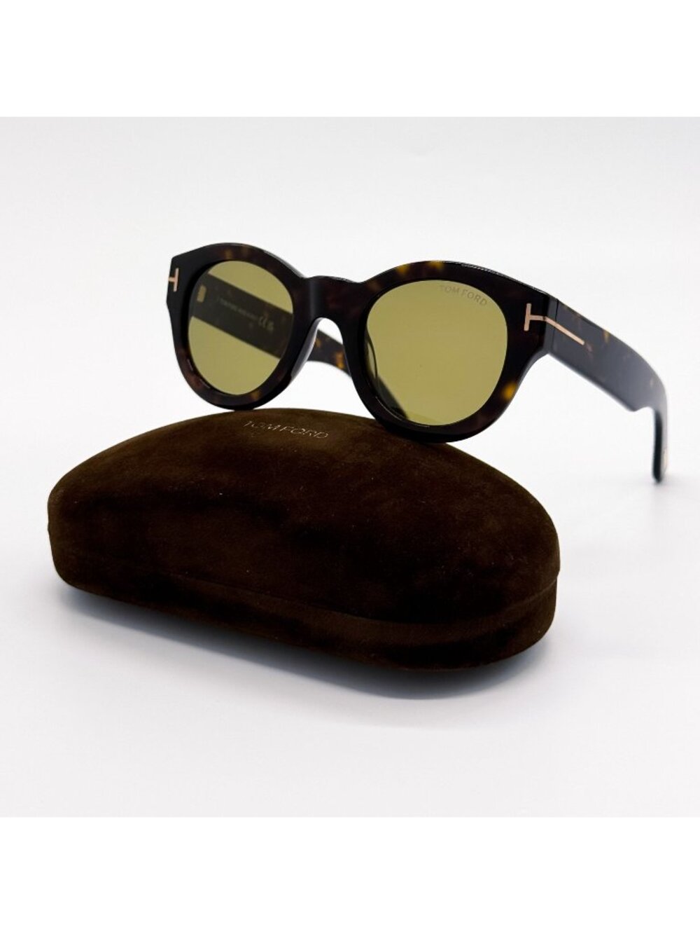NEW TOM FORD LUCINDA SUNGLASSES TF1212 52N ROUND HAVANA UNISEX EYEWEAR FT1212